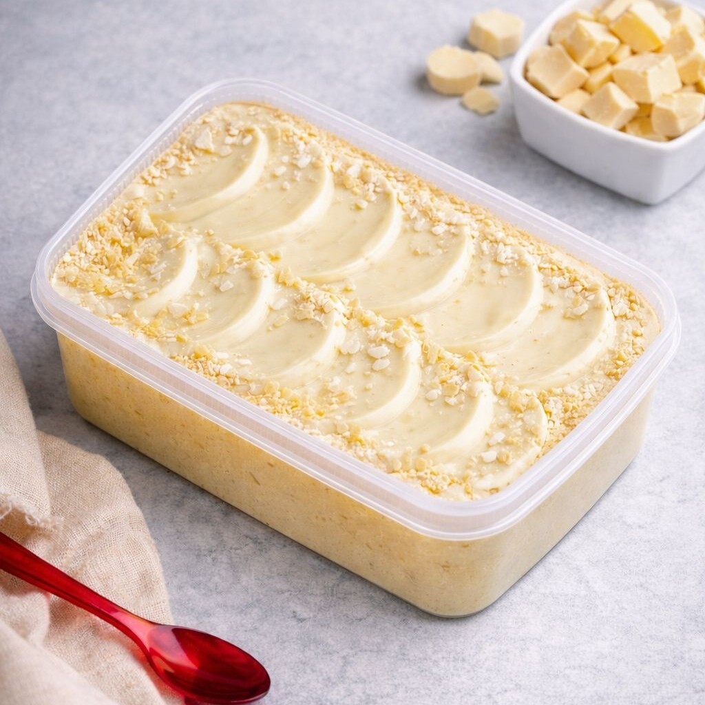 Beyaz Çikolatalı İrmik Helvası (1 Kg)