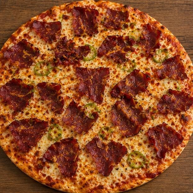 Pastırmalı Pizza (Orta)