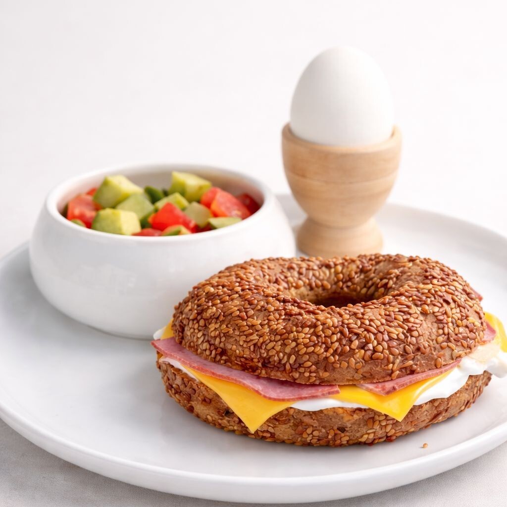 Kuru Etli Sorgumlu Simit Sandviç Menü