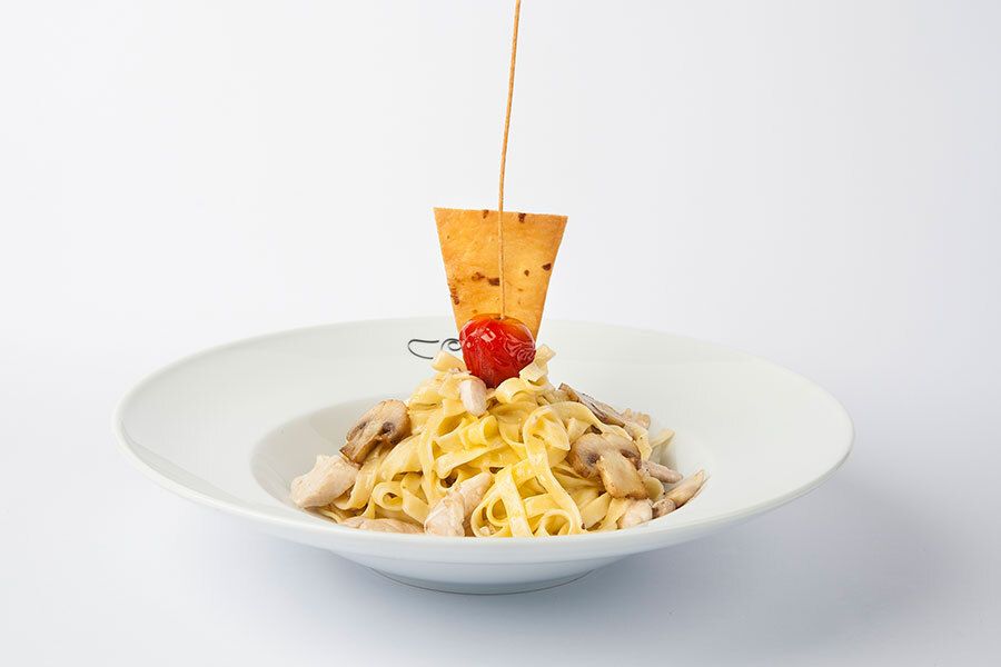 Mantarlı Penne Pesto