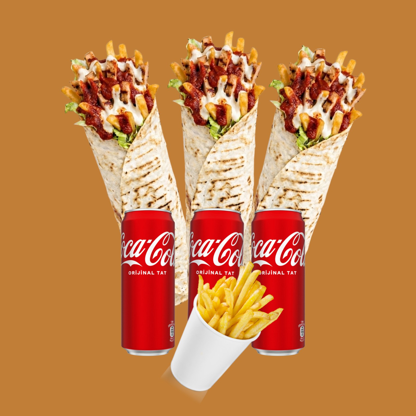 Coca Cola 3 Kişilik Menü
