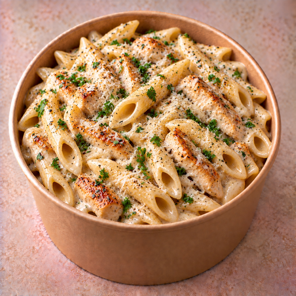 Alfredo Soslu Tavuklu Penne