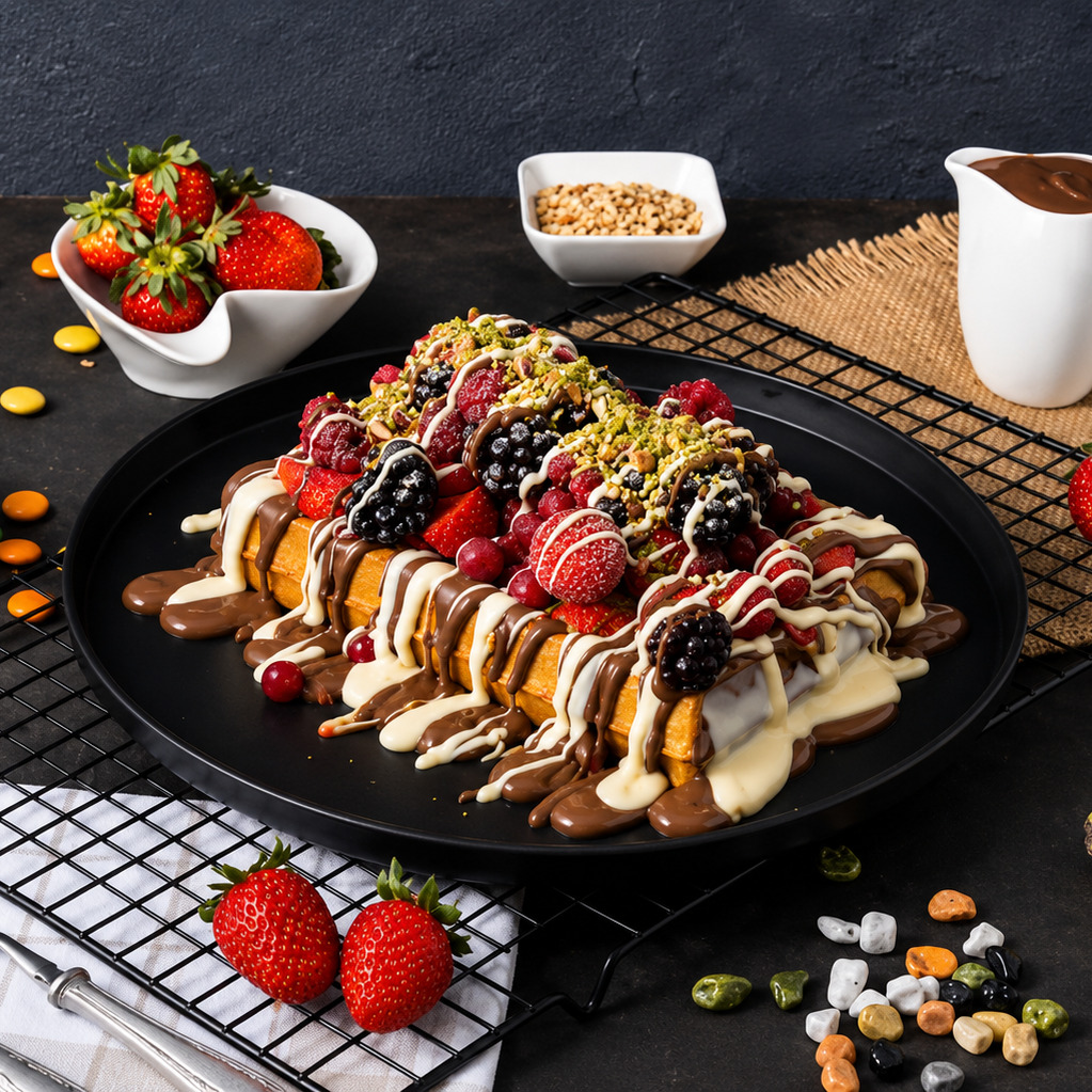 Fresh İkili Waffle