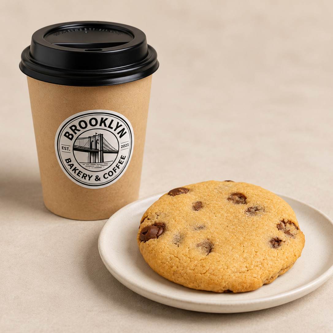 Cafe Latte + American Cookie