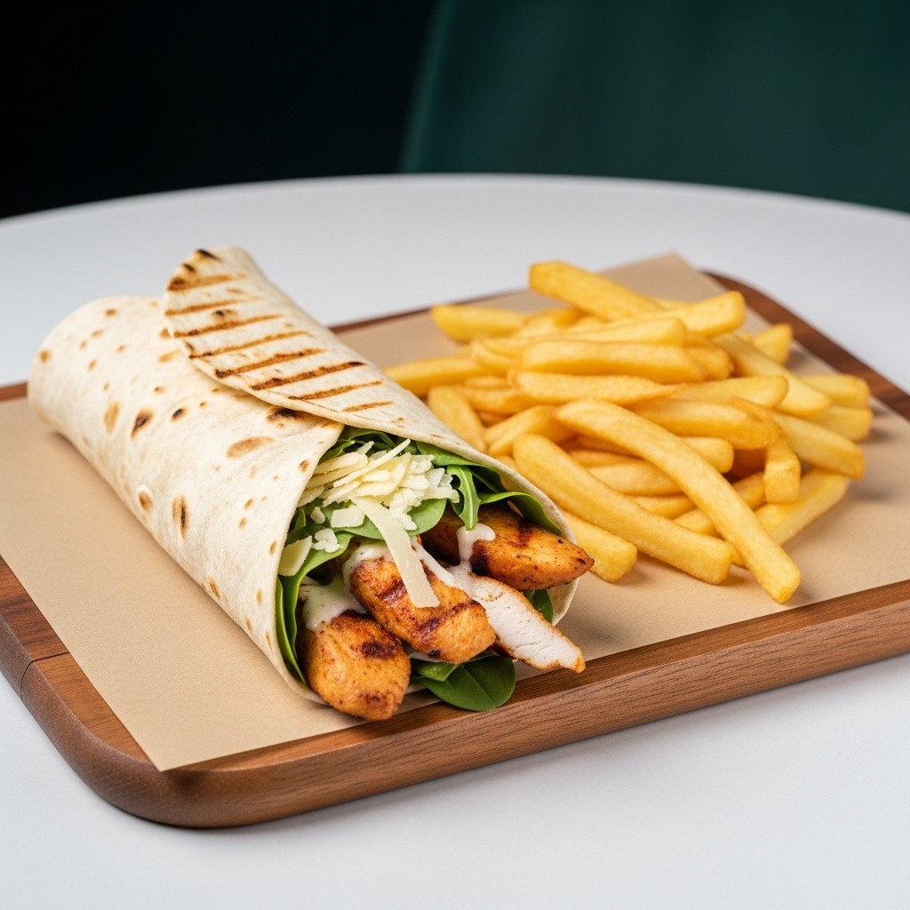 Izgara Tavuk Sezar Wrap