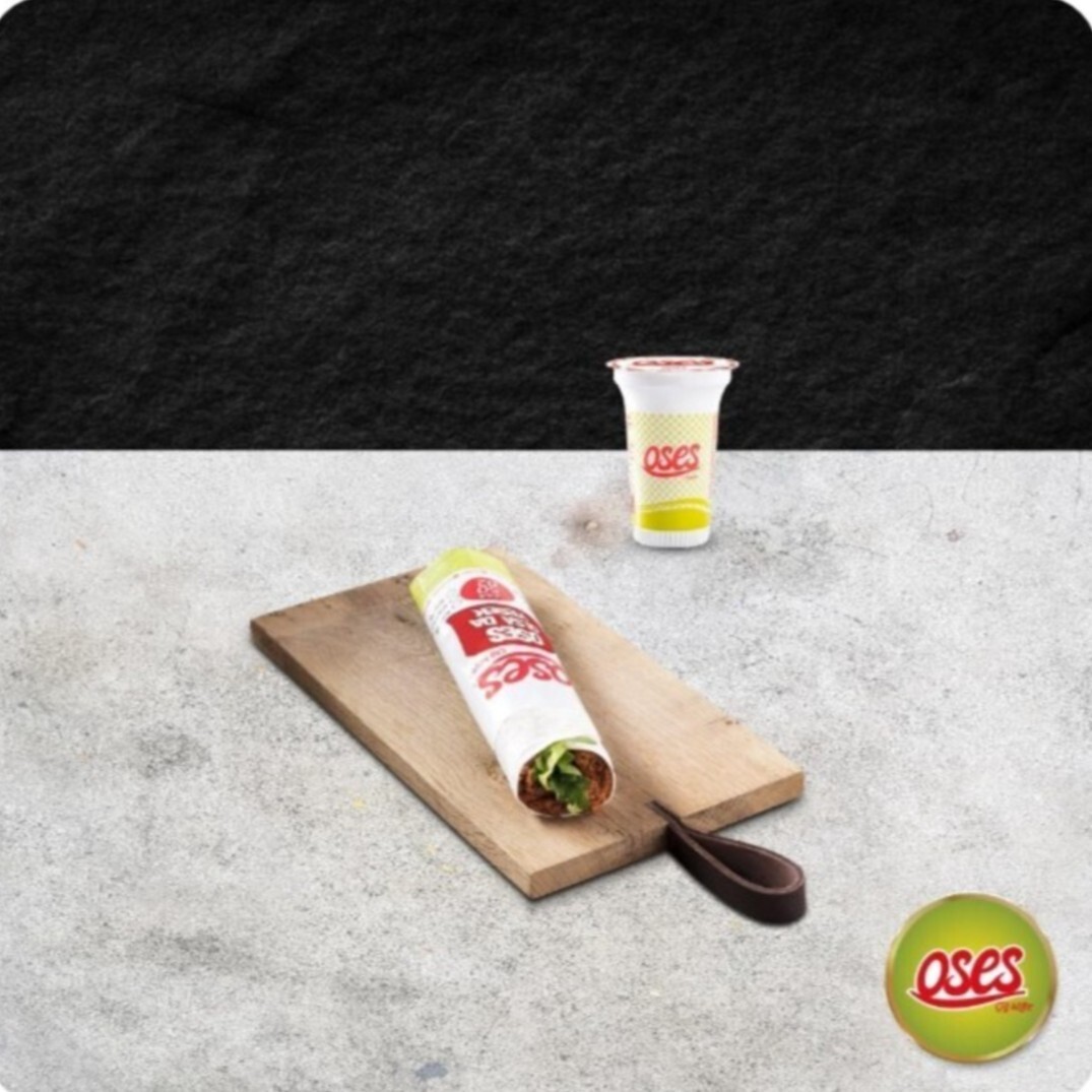 Duble Çiğ Köfte Dürüm Menü (170 gr)