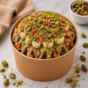 Antep Fıstıklı Kova Waffle