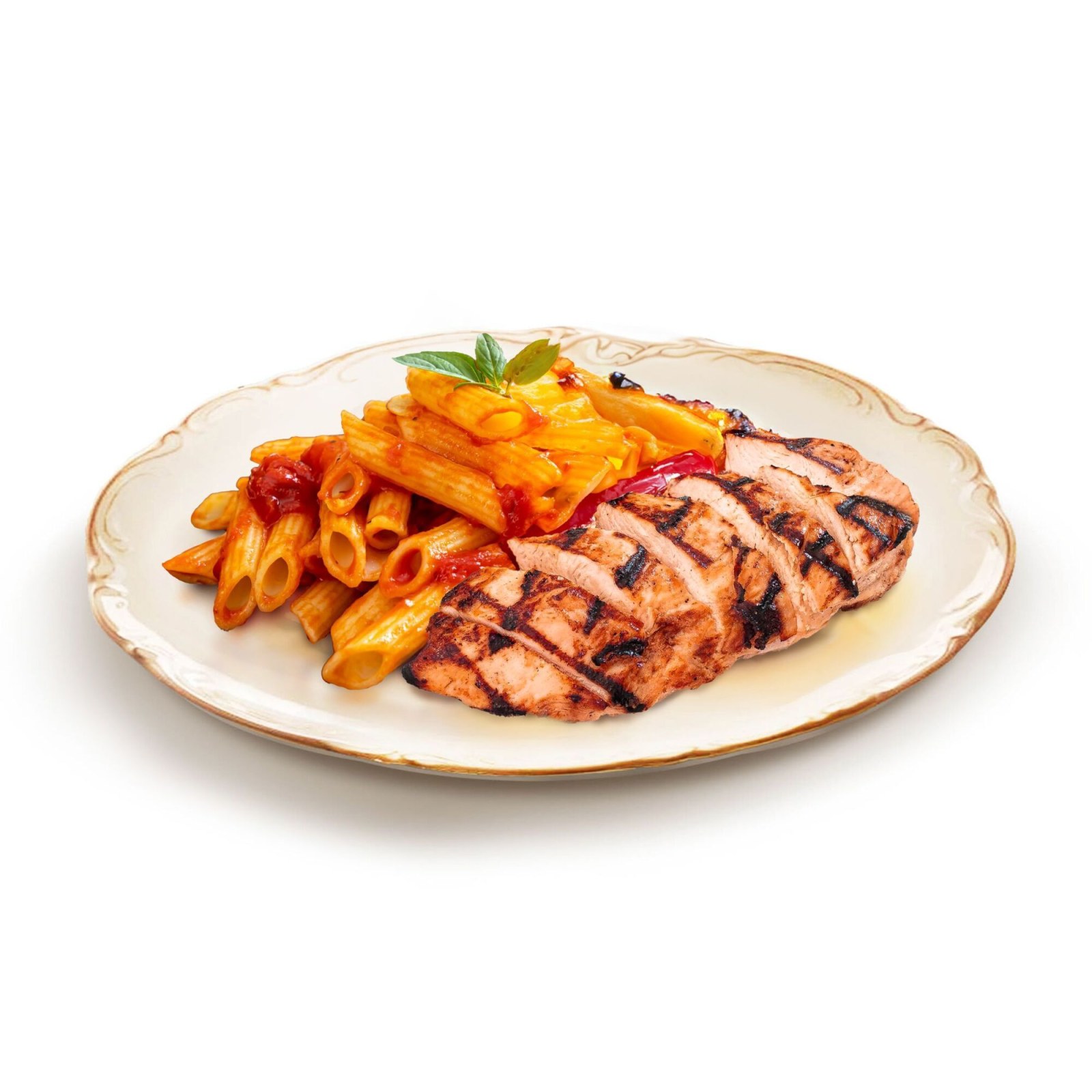 Mangalda Tavuk ve Köz Domates Soslu Penne