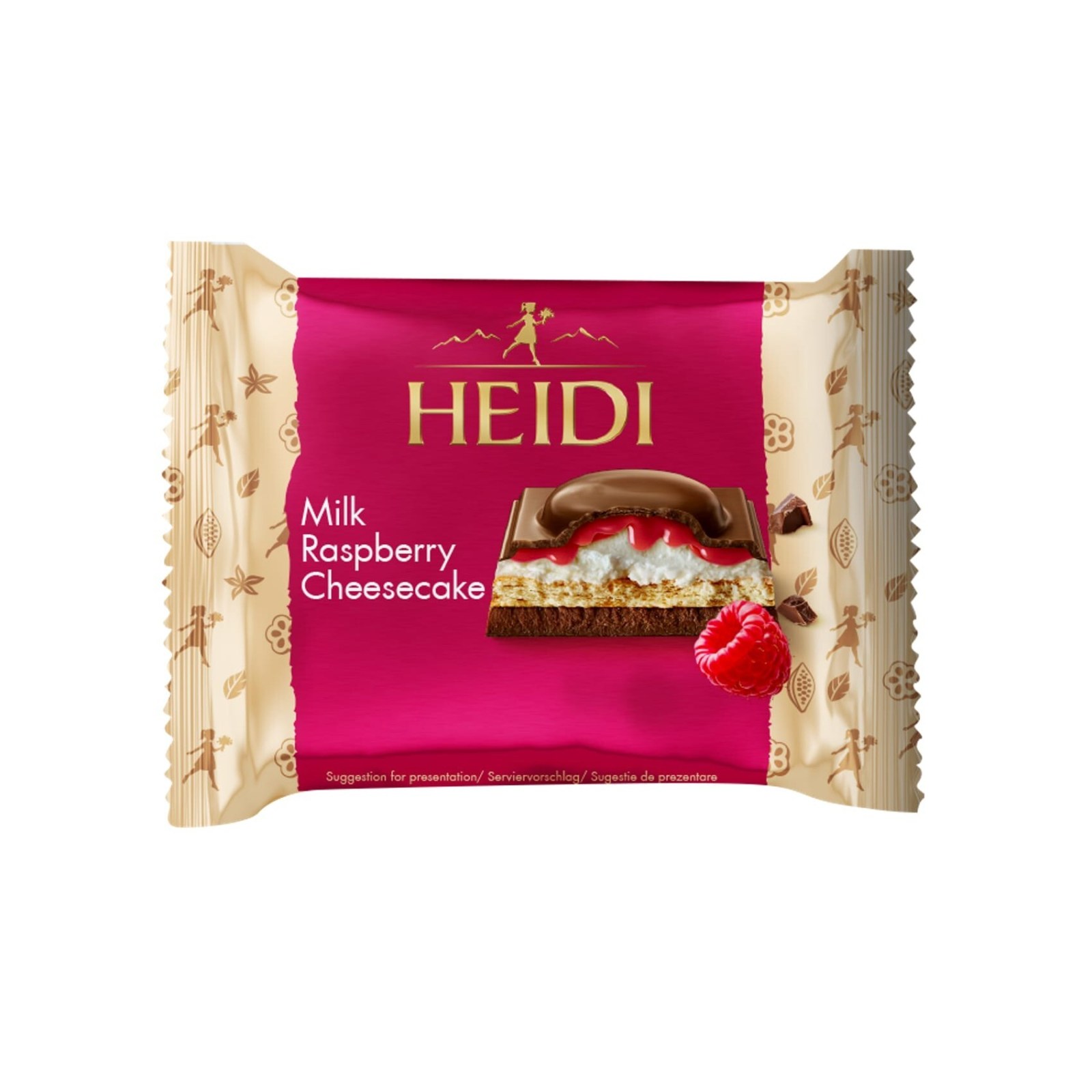 Ahududili Cheesecake Dolgulu Çikolata (55 Gr)
