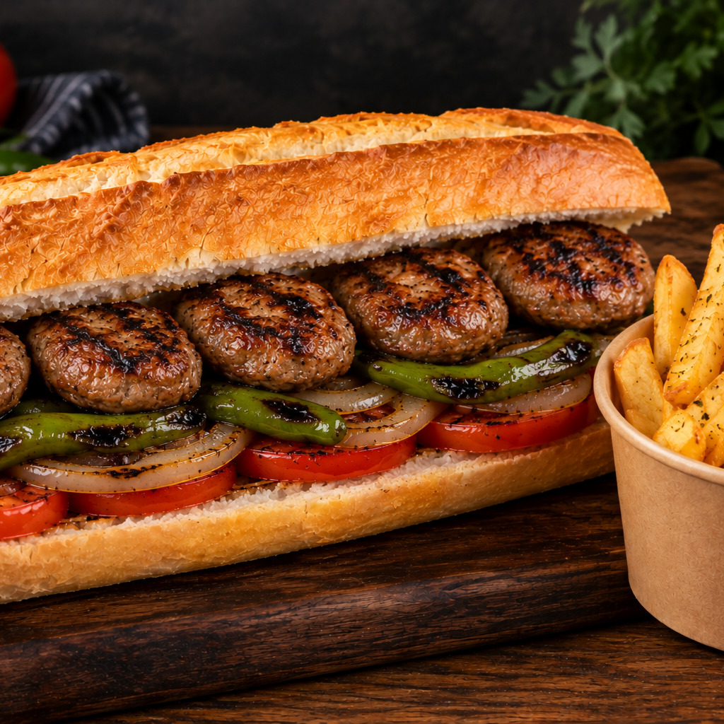Tam Ekmek Arası Izgara Köfte Menü
