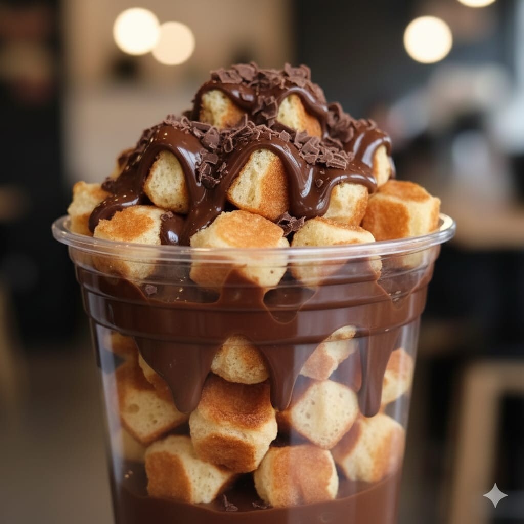 Sade Bardakta Waffle