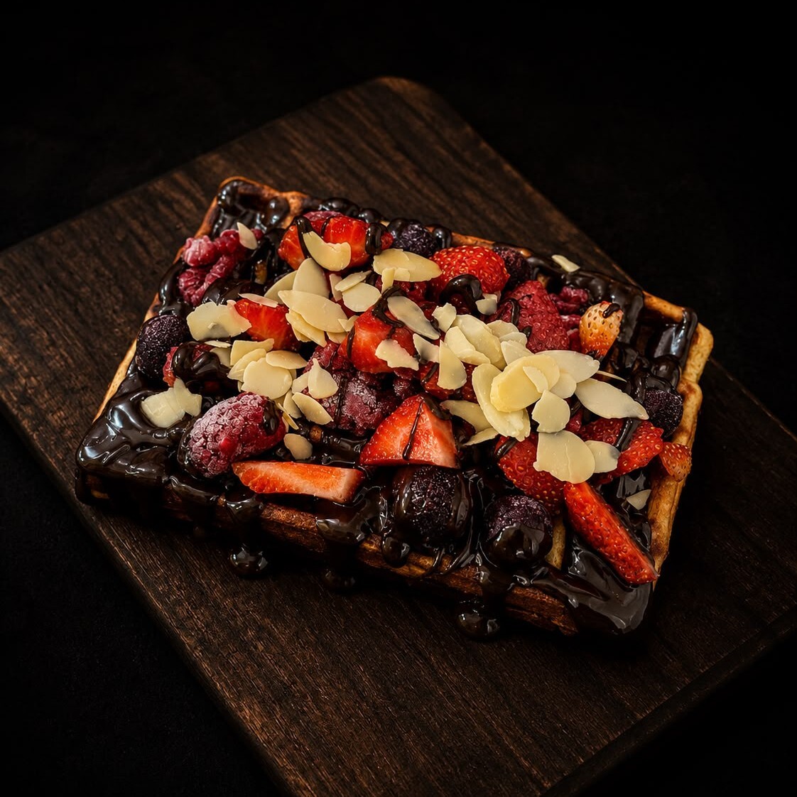 Dark Berry Waffle