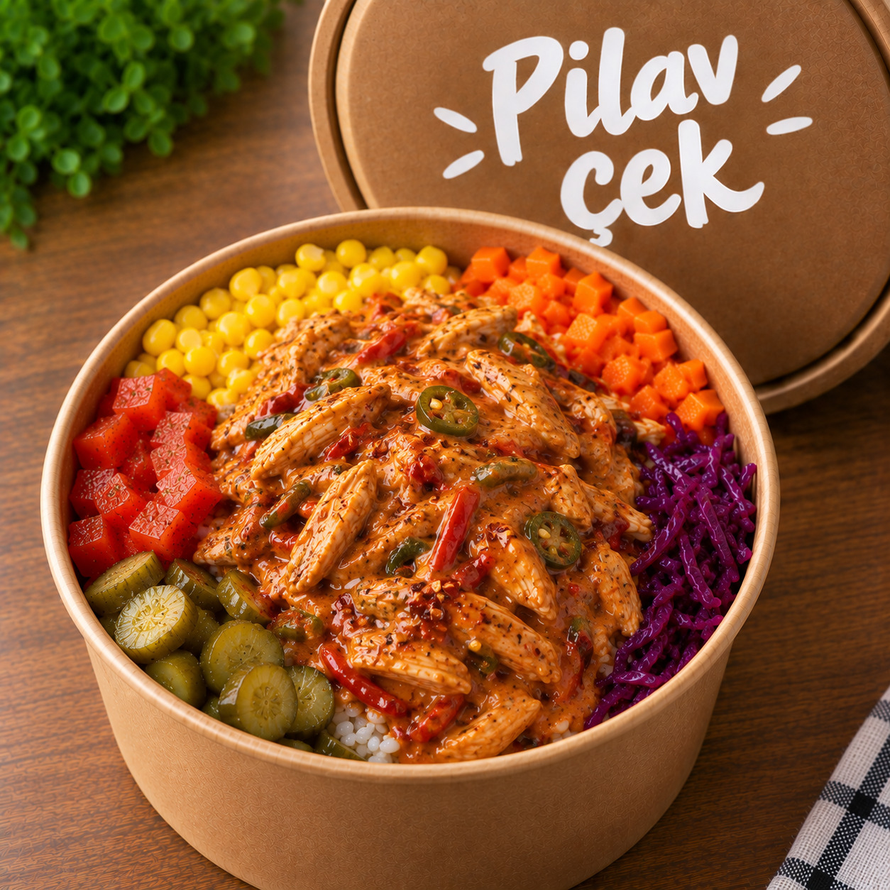 Meksika Soslu Tavuklu Pilav