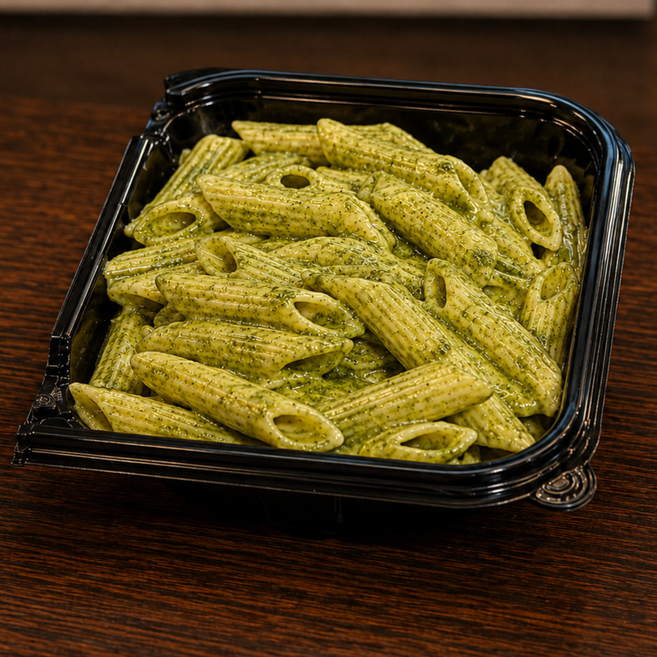 Pesto Soslu Makarna + Özel Salata + İçecek