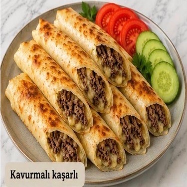 Kavurmalı Kaşarlı Börek (4 Adet)