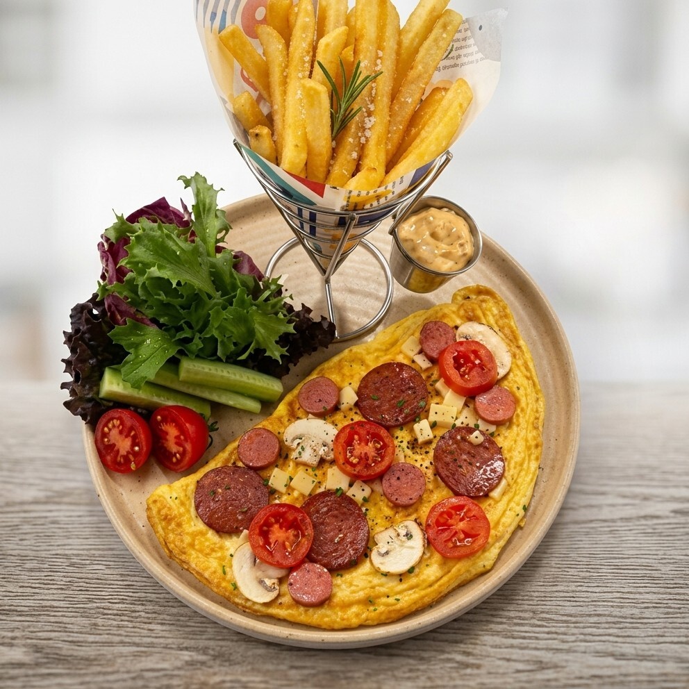 Karışık Omlet