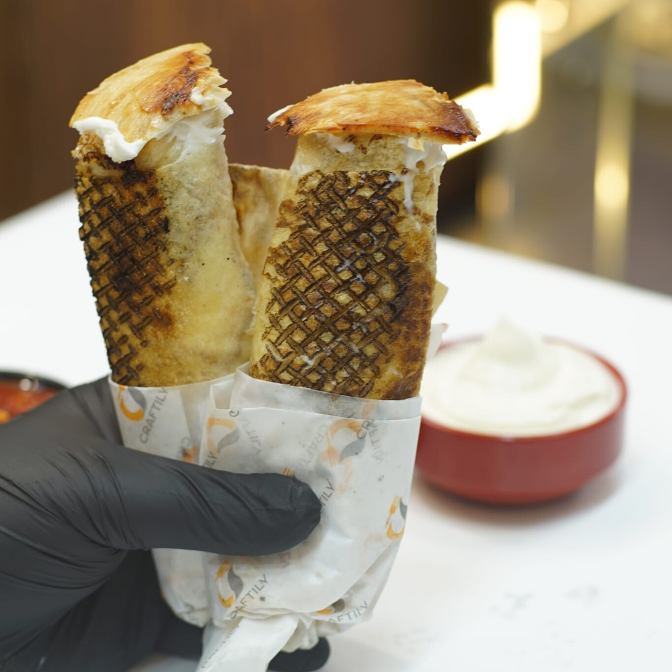 Küçük Tavuk Döner Dürüm (2 Adet)