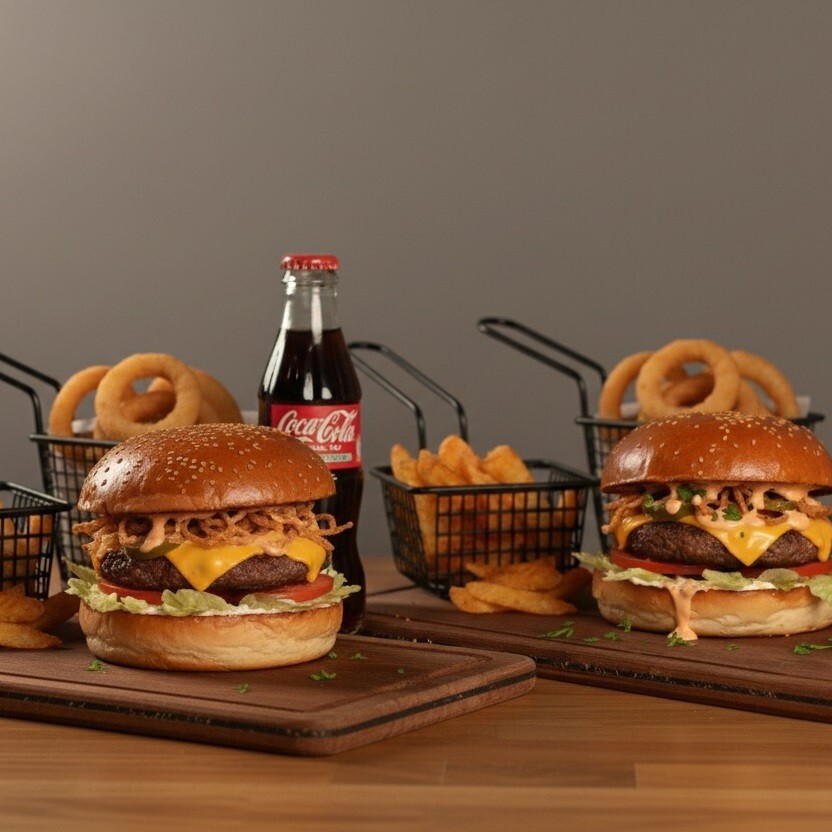 4'lü Burger Menü