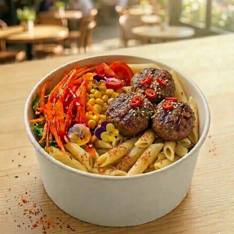 Kovada Izgara Köfteli Penne