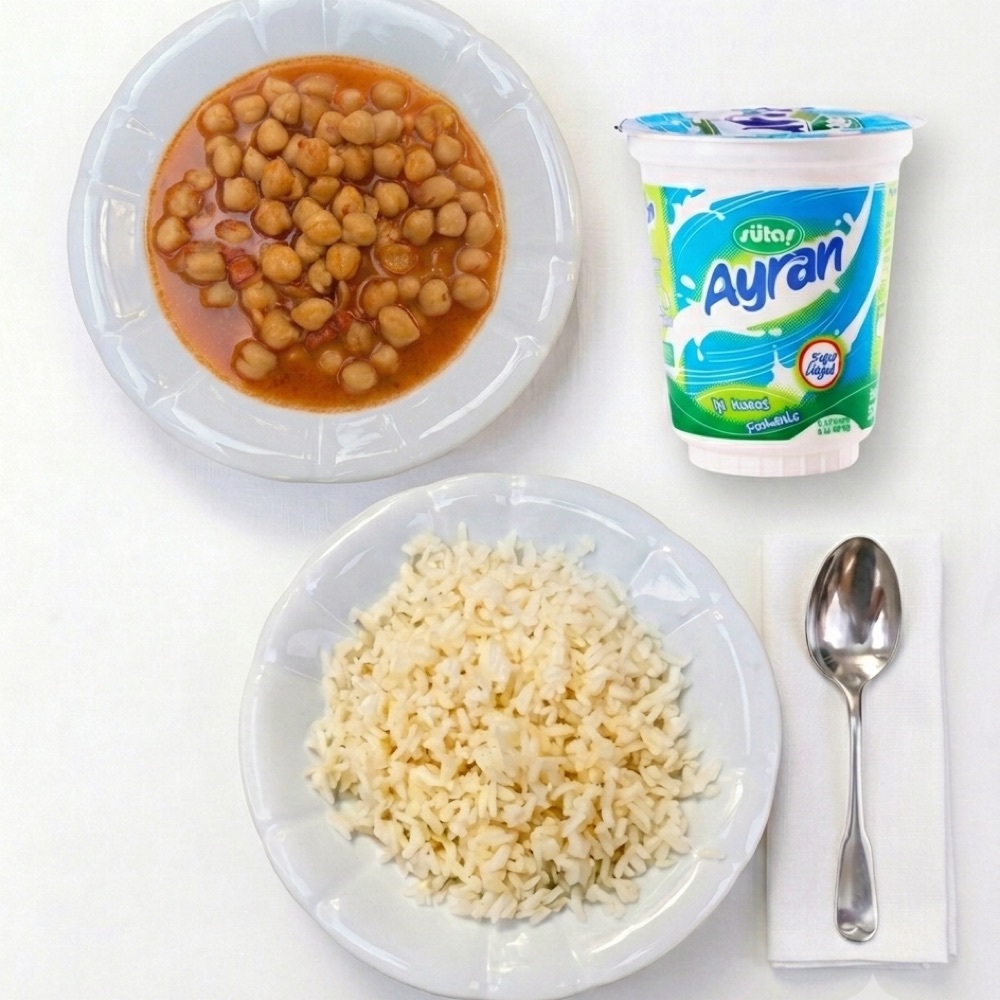 Nohut Yemeği Pilav Ayran Menüsü