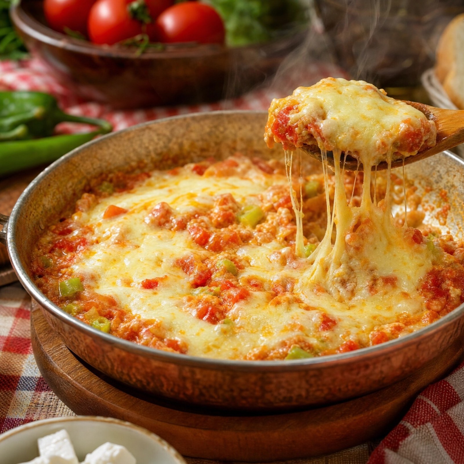 Kaşarlı Menemen