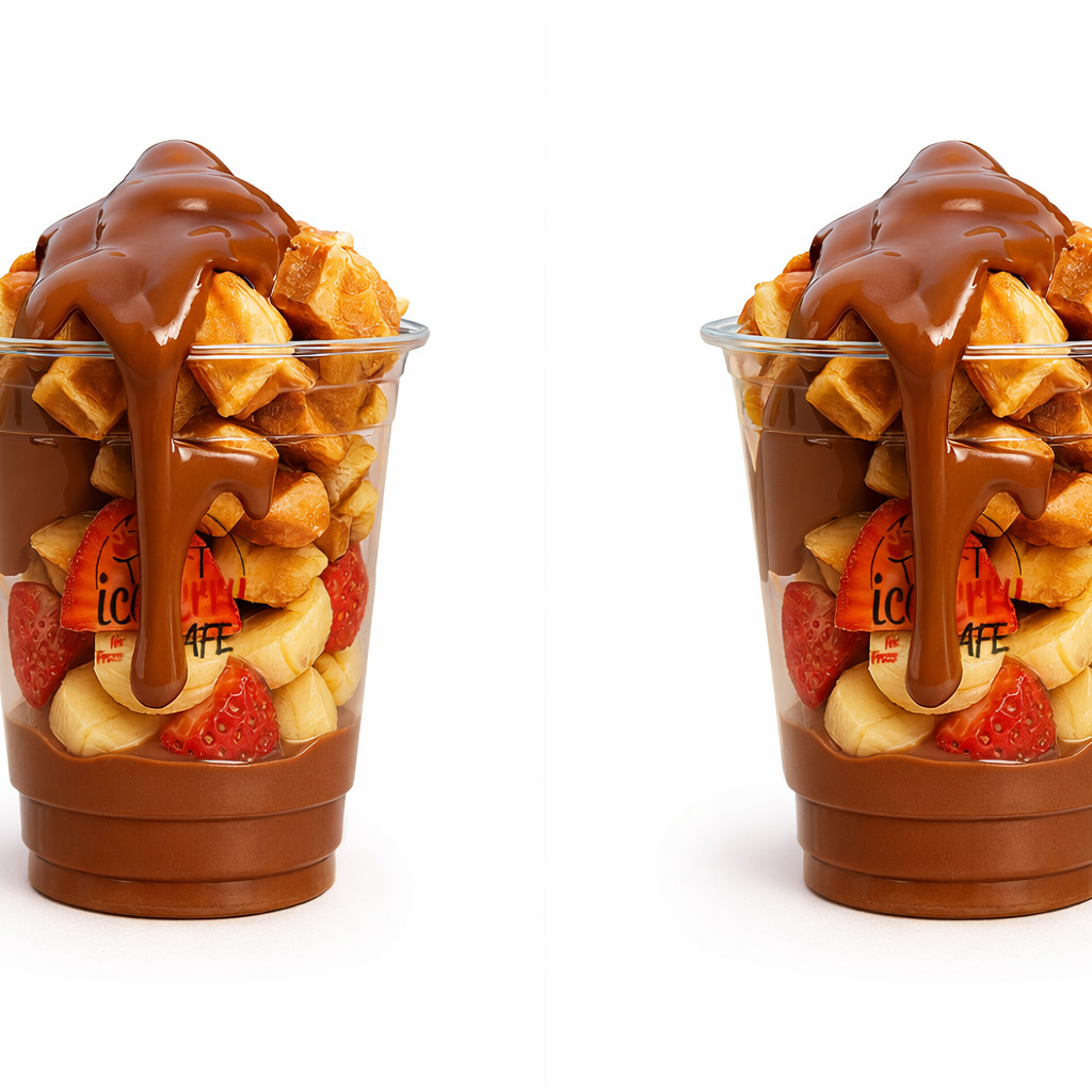 İkili Bardak Waffle