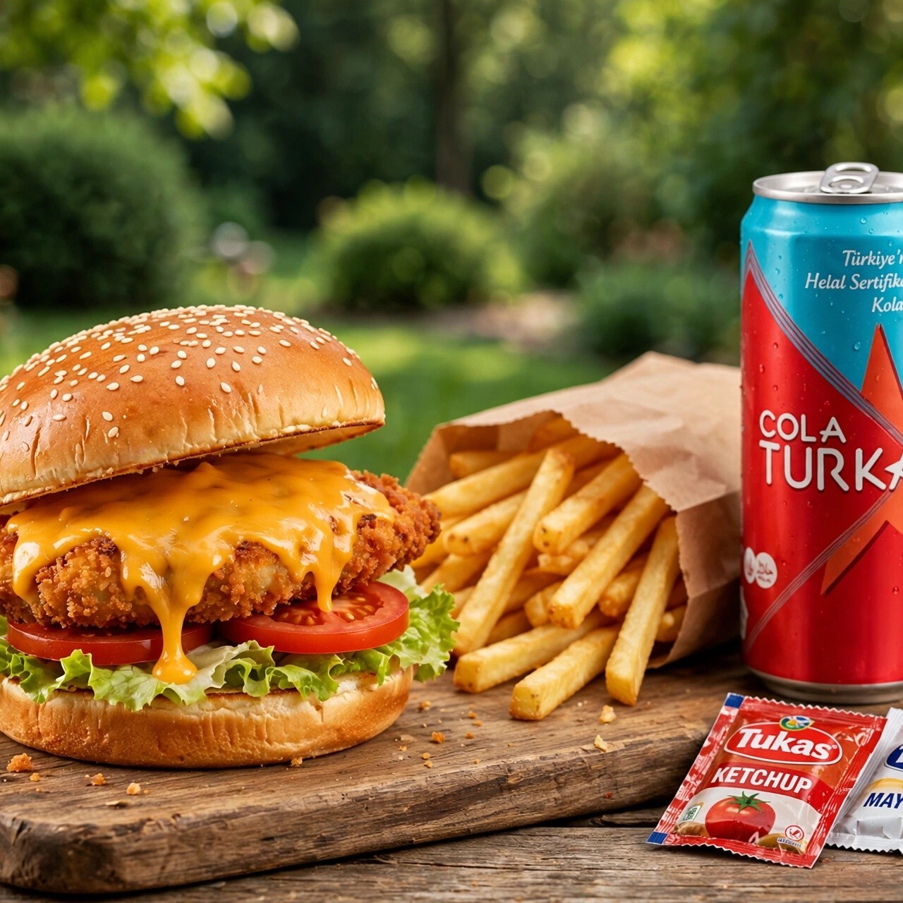 Gurme Tavuk köfte Burger menü