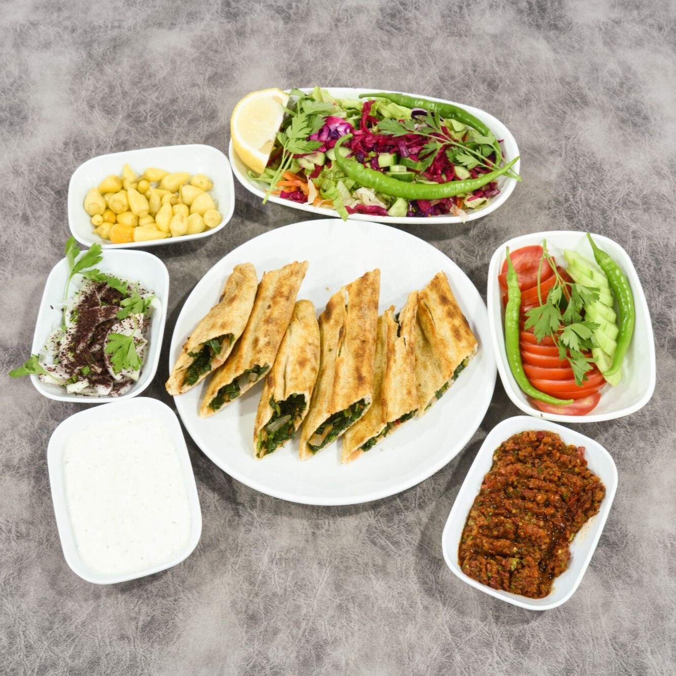 Ispanaklı Pide Menü 2