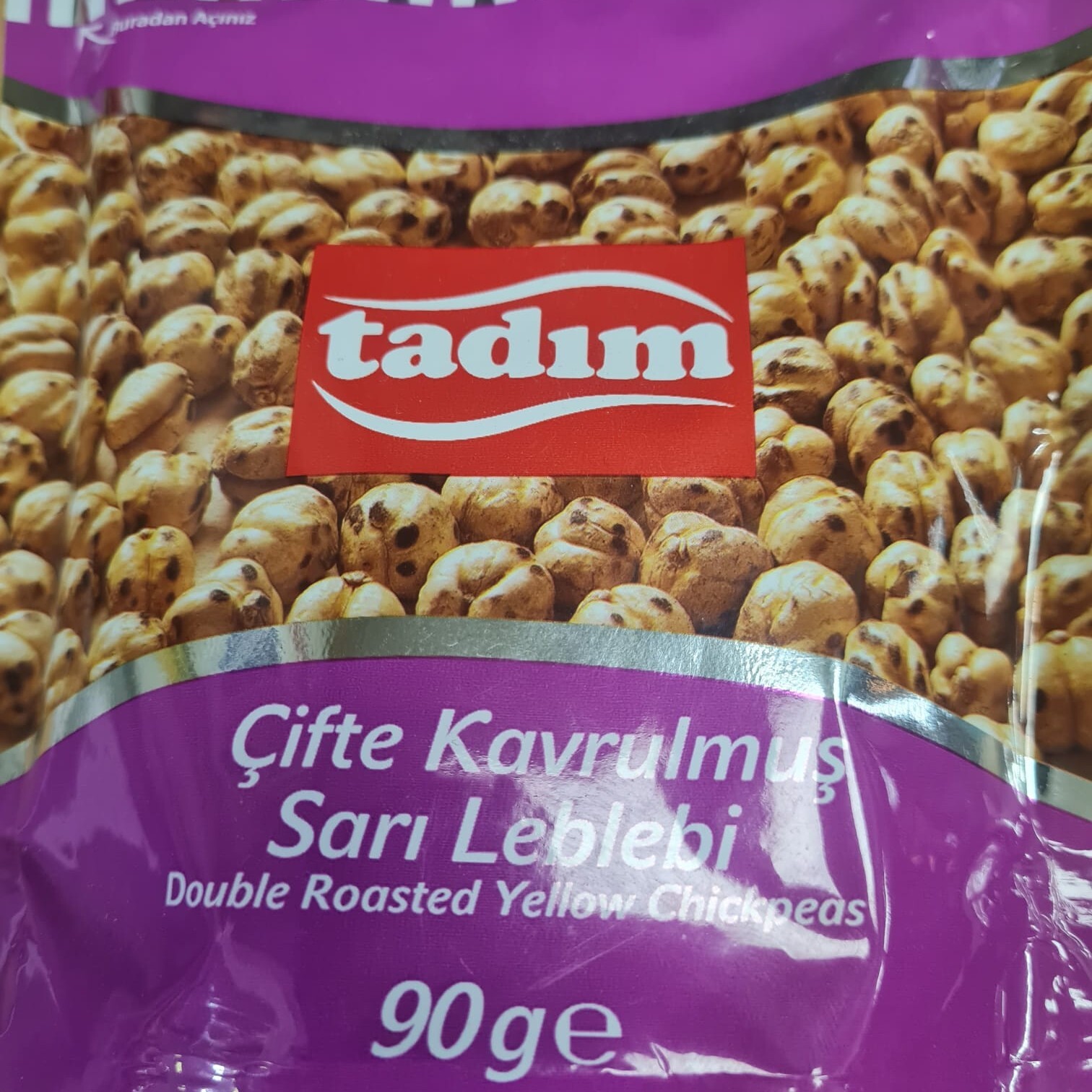 Tadım 90 gr Çifte Kavrulmuş Sarı Leblebi