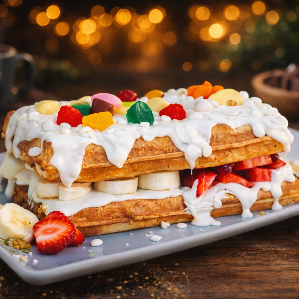 Double White Angel Waffle