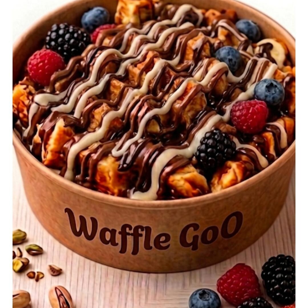 Waffle Kırmızı Meyve Rüyası 🔥