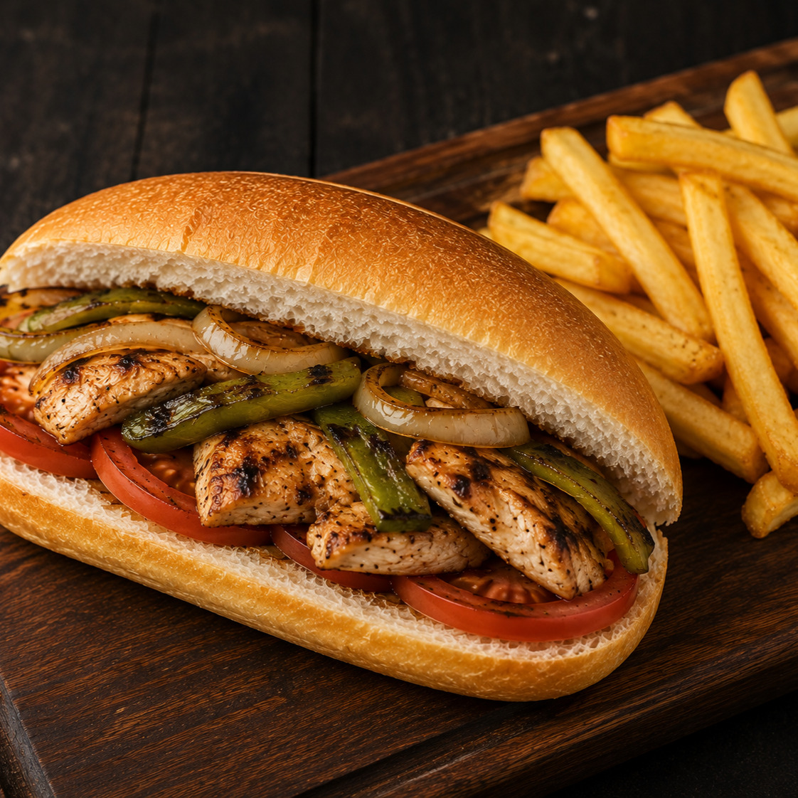Yarım Ekmek Arası Izgara Tavuk
