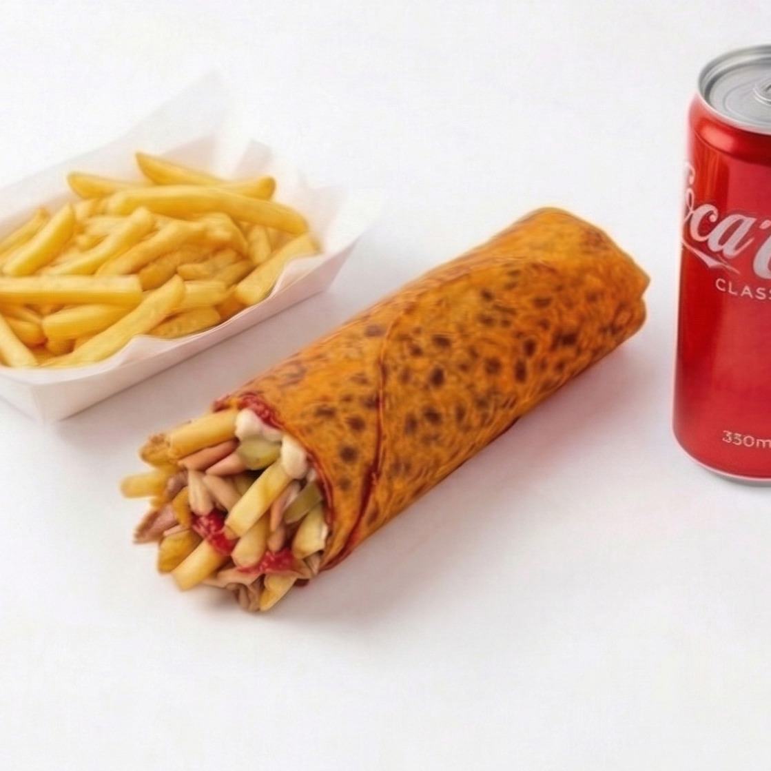 XL Burrito Menü