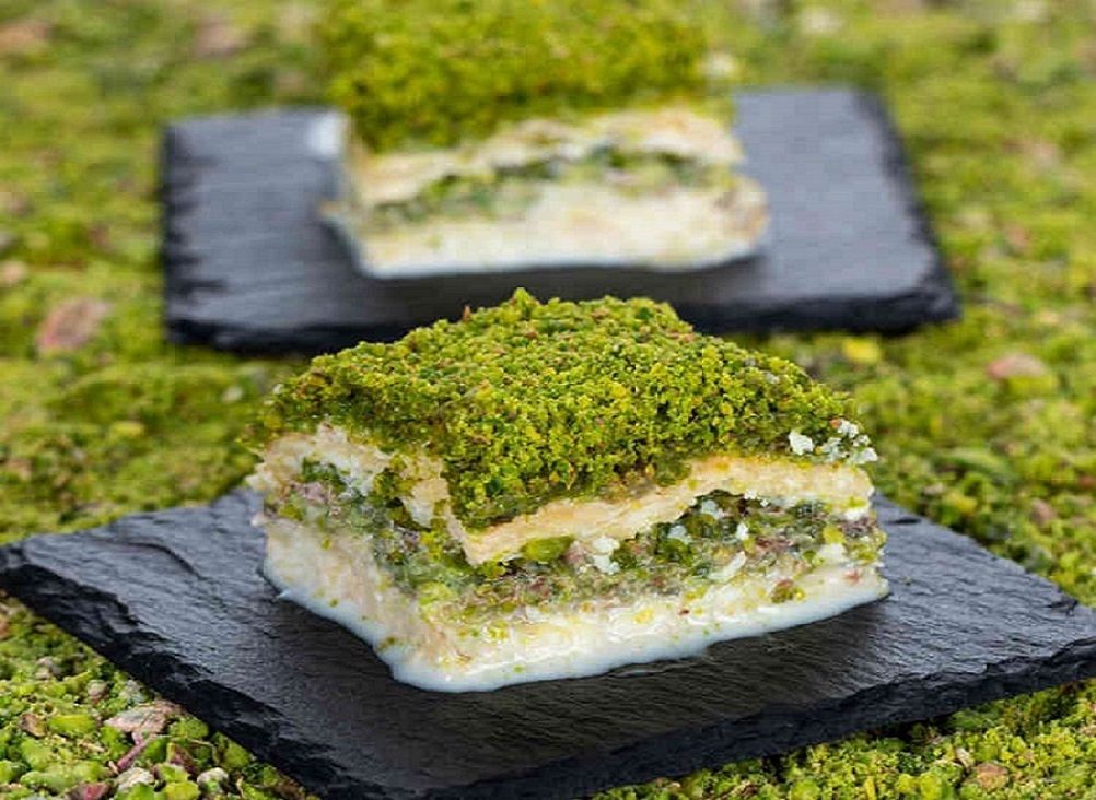 Fıstık Kaplamalı Soğuk Baklava (500 gr)