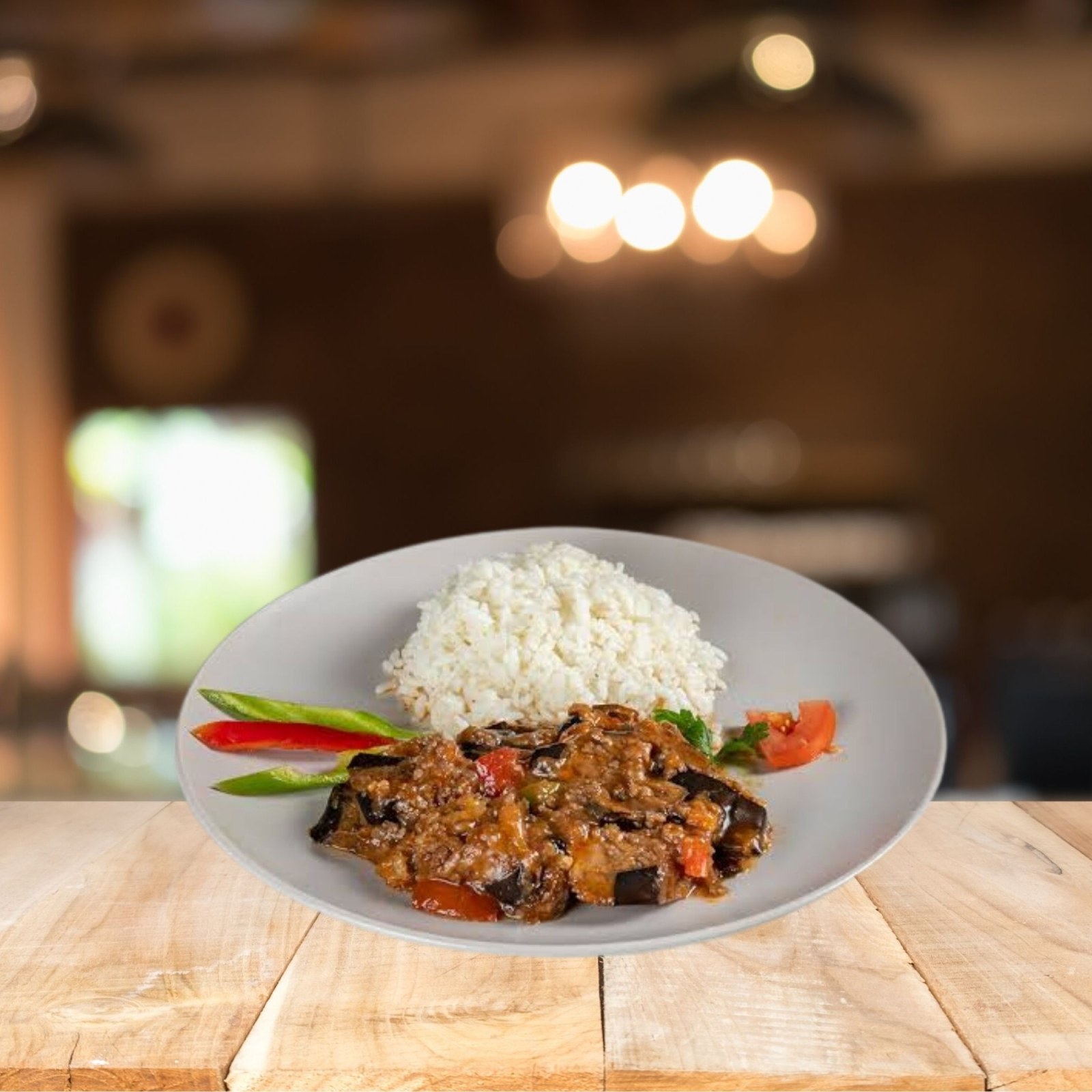 Karnıyarık & Pirinç Pilavı
