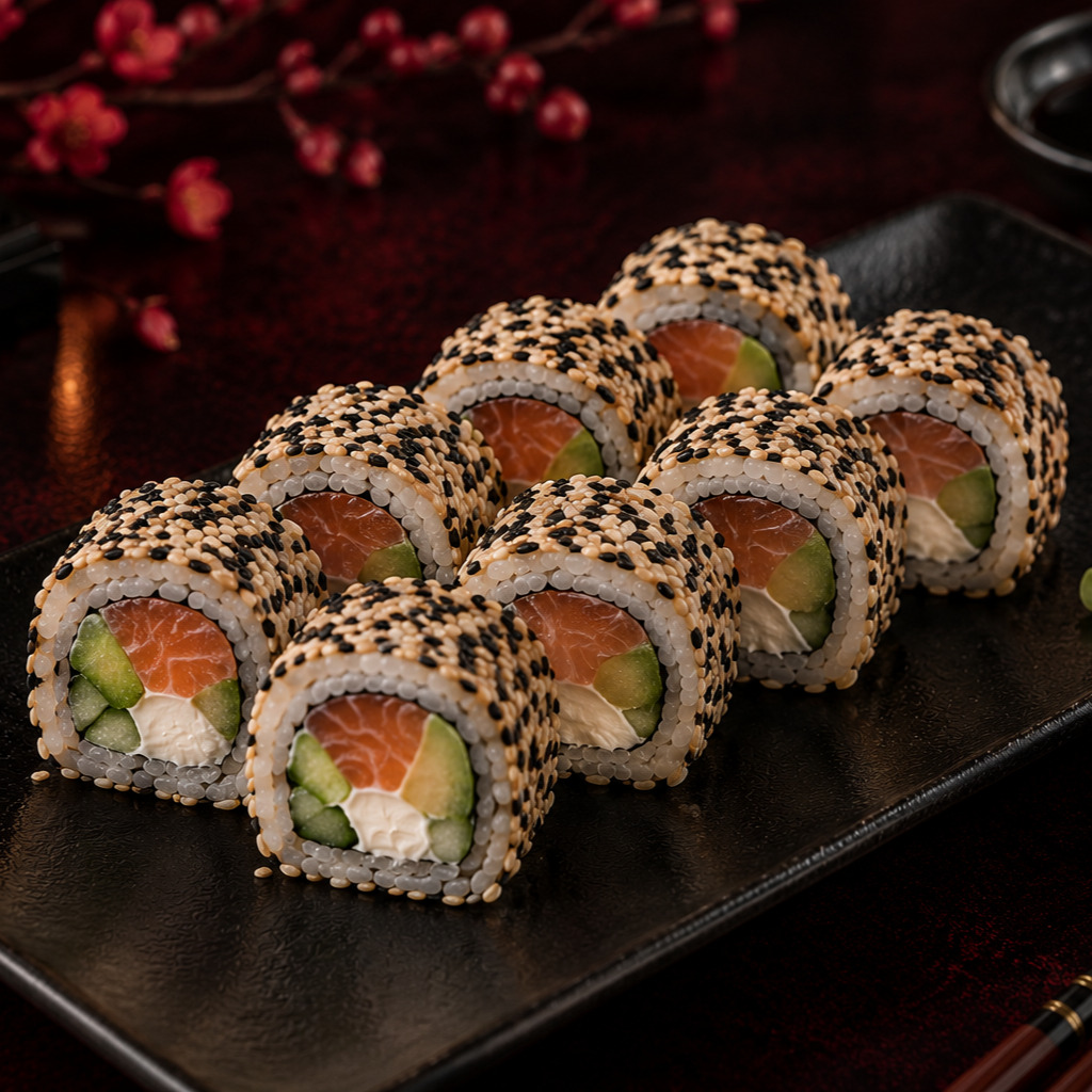Sesame Philadelphia Roll (8 Pcs.)