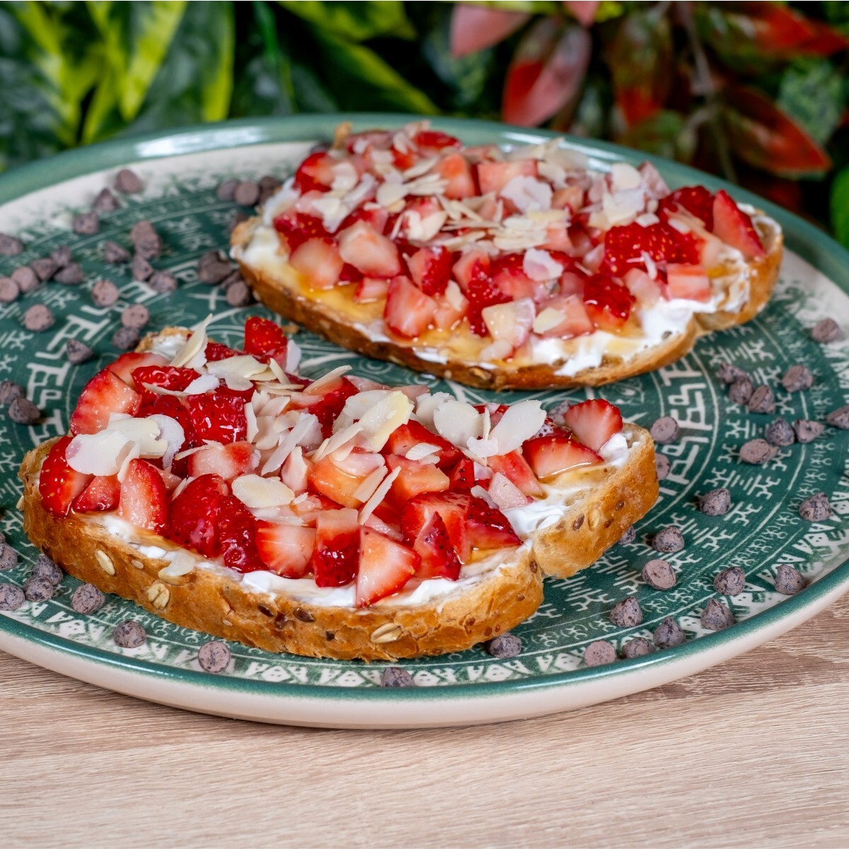 Çilekli Bruschetta