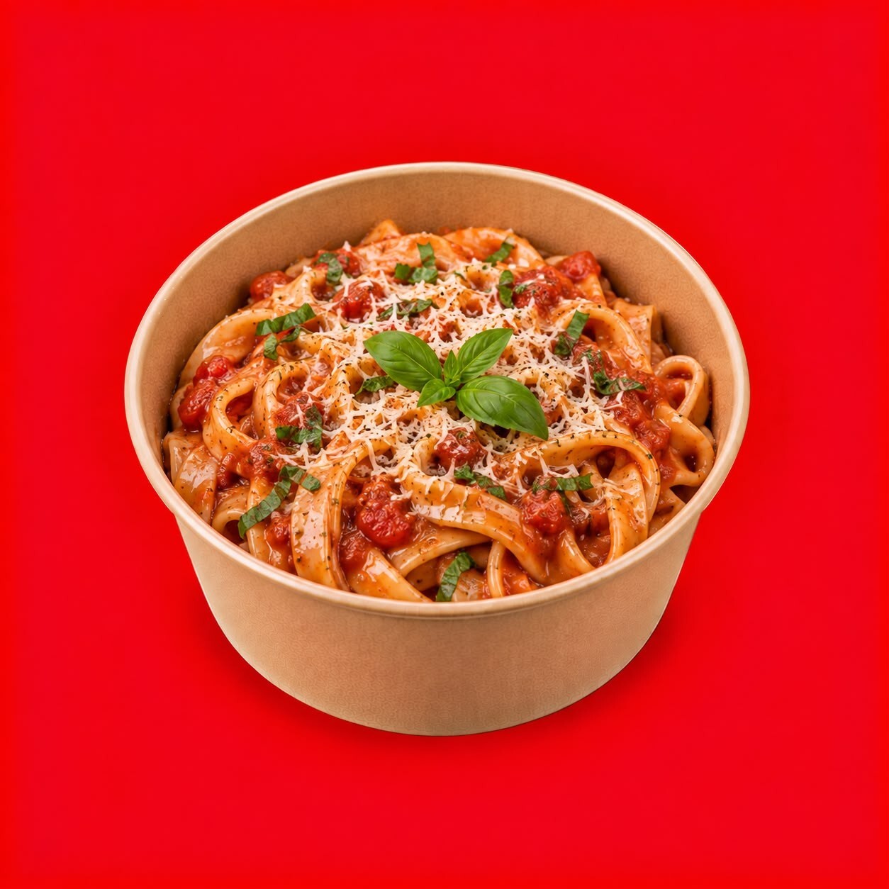 Napoliten Soslu Fettuccine Makarna