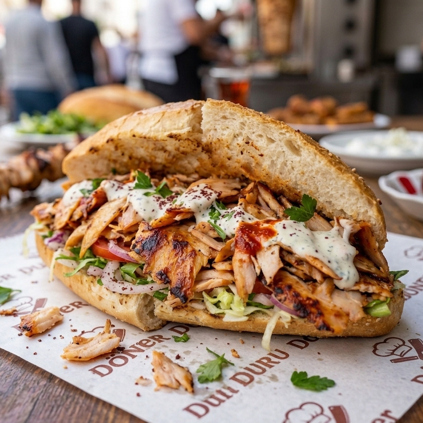 Yarım Ekmek Arası Tavuk Döner