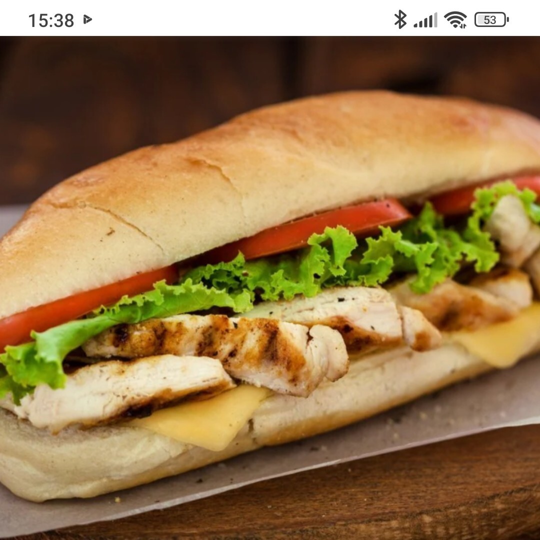 Yarım Ekmek Arası Izgara Tavuk (100 g)