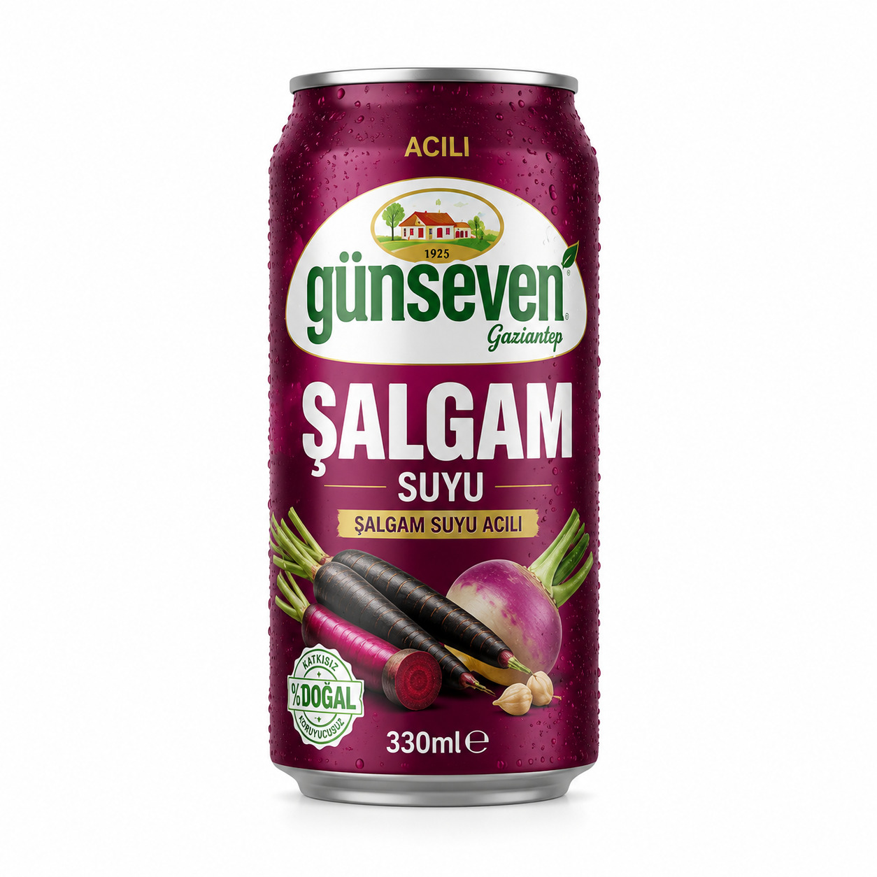 Günseven Şalgam Acılı (330 ml)