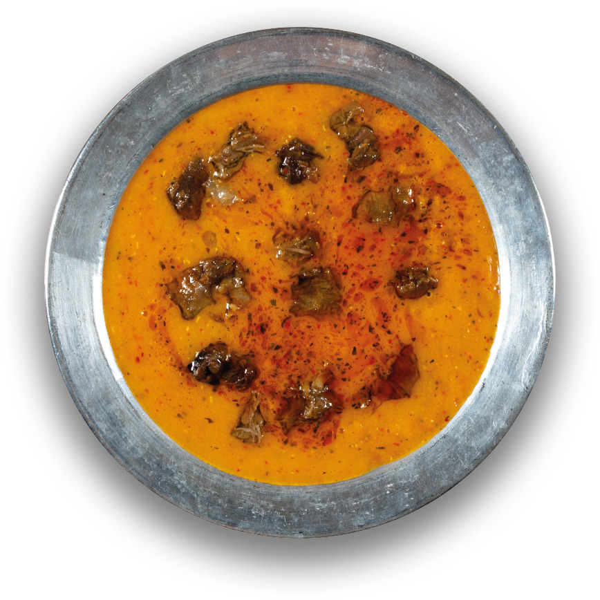 Kavurmalı Mercimek Çorbası