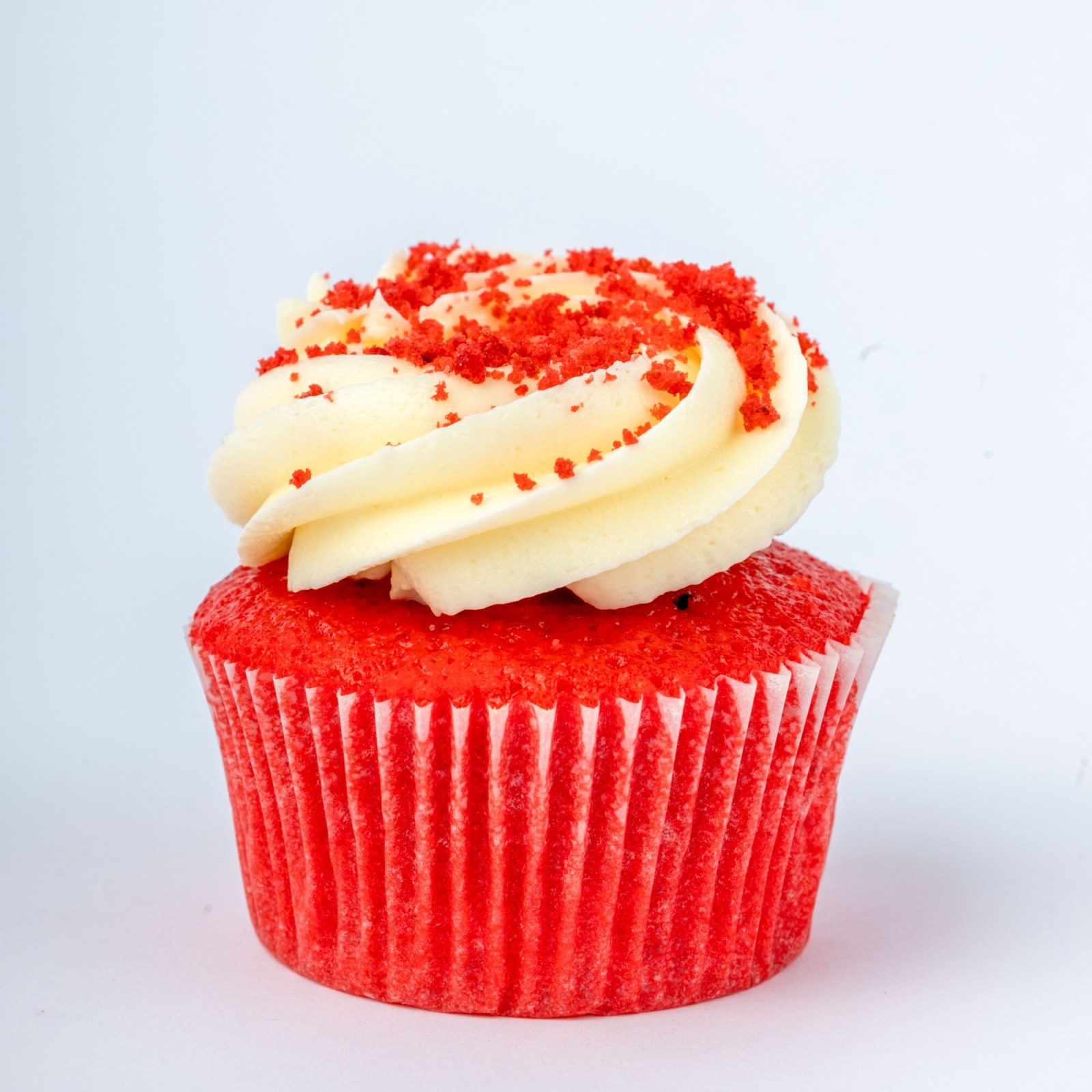 Mini Pink Velvet Cupcake