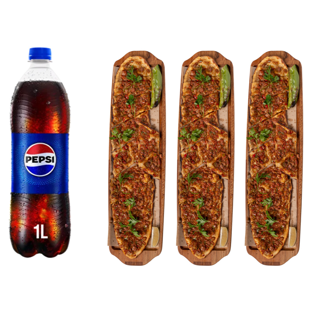 3 lü Etli Ekmek Menü