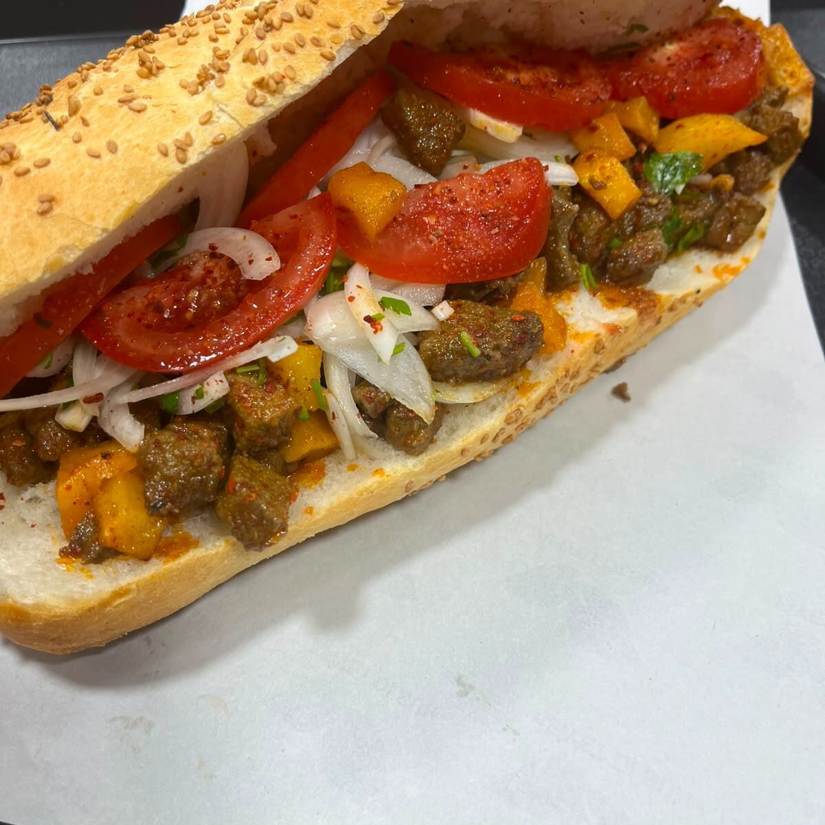 sebzeli Dana Arnavut Ciğer tüm ekmek 190gr