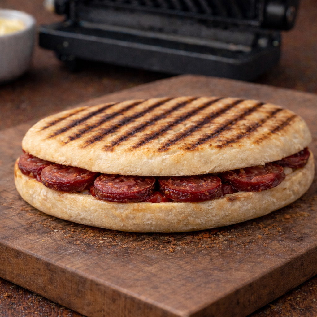 Bazlama Sucuklu Tost
