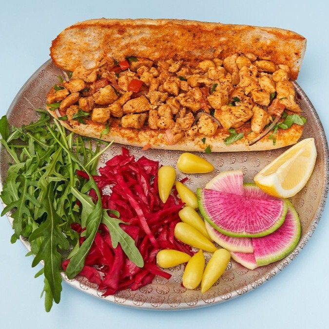 Tavuk Tantuni ekmek