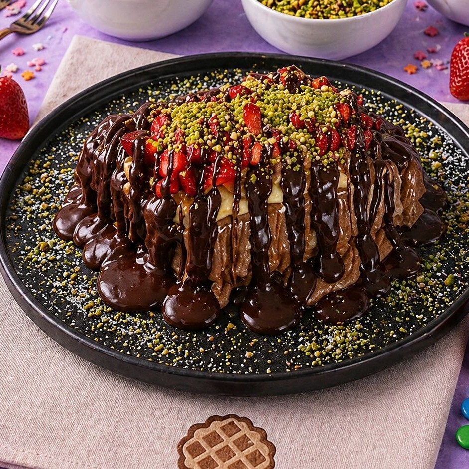 Çikolata Aşkı Waffle