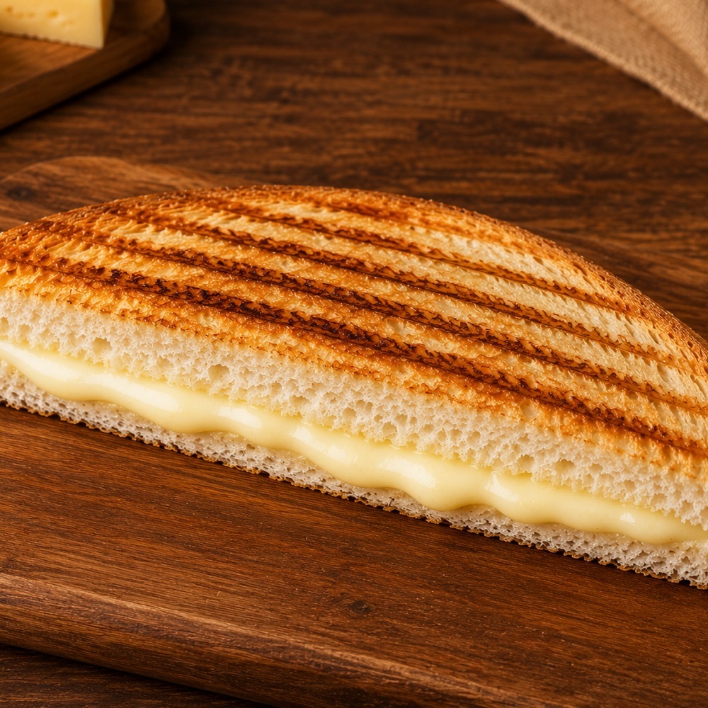 Yarım Kaşarlı Tost