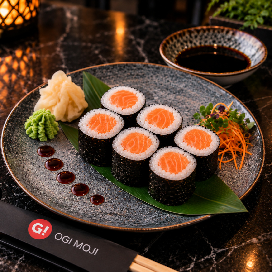 Sake Maki Roll (6 Pcs.)